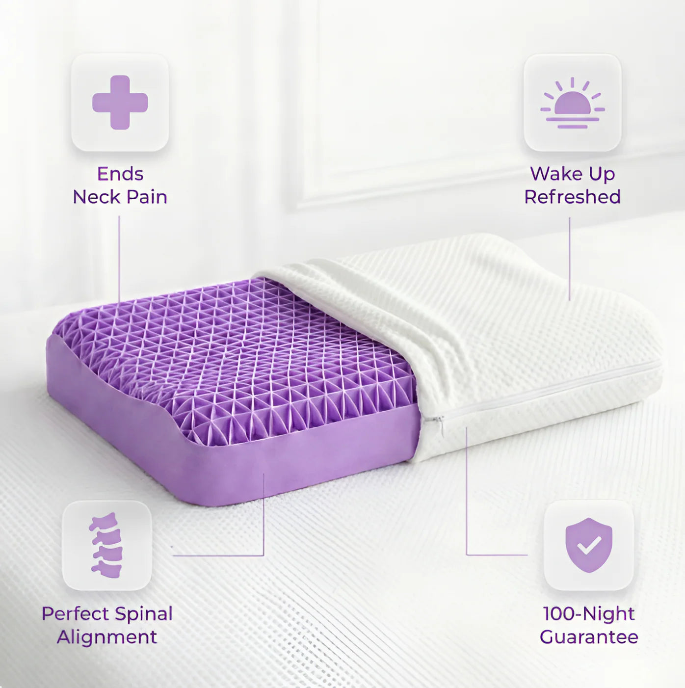 Somnus Sleep Pillow™ (+Free Sleep Guide & Pillowcase)